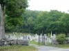 2004 photograph of outside gate of the "Village Cemetery" in Peterborough NH