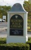 Library Sign - Bedford NH