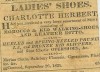 1831 newspaper - Concord NH advertising Ladies shoes