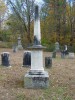 TOMBSTONE: Jeremiah Runnels died Oct 9, 1868 ae 44; Mariett M. his wife died Sept 24, 1887 ae 60 yrs 7 mos